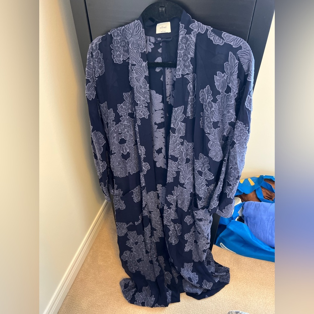 Wilfred Navy Durante Floral Kimono